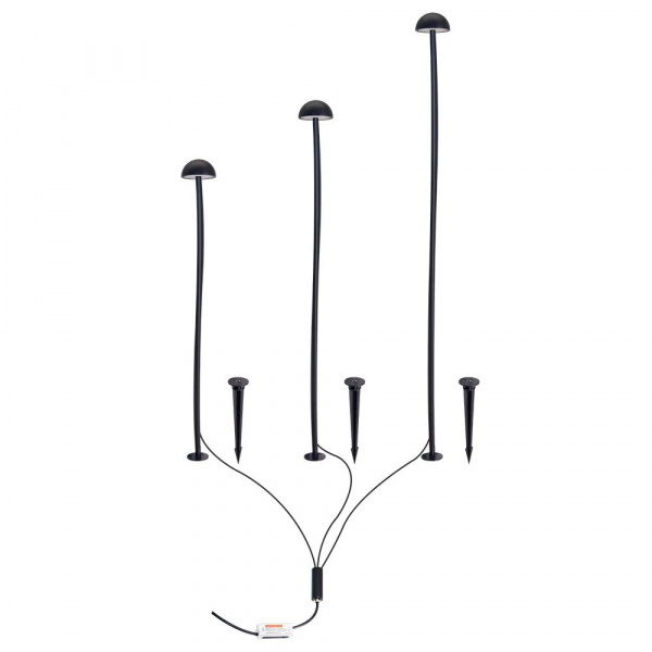 Грунтовый светильник Arte Lamp MOTUS A1081PA-3BK