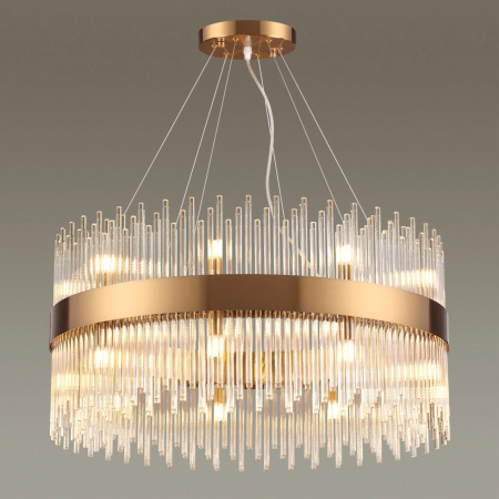 фото Бронзовый/стекло/прозрачный Люстра G9 18*33W 220V FOCCO HALL, арт. 4722/18