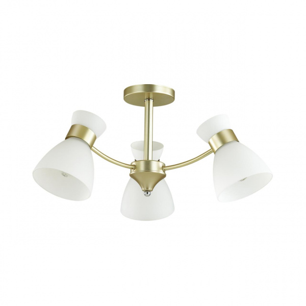 Матовое золото Люстра потолочная E27 3*60W 220V WILMA COMFI, арт. 4535/3C