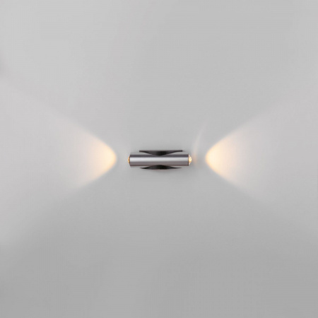 фото Настенный светодиодный светильник Steel LED черный/сталь 40109/LED