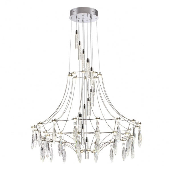 фото Люстра хром/металл/хрусталь IP20 LED 51W 4000K FLAMENCO CLASSIC, арт. 6699/51L
