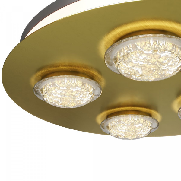 фото Потолочный светильник Maytoni Pharao MOD361CL-L58BS3K, черный и латунь