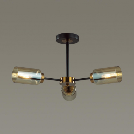 фото Чёрный, бронза Люстра потолочная E14 3*40W 220V DALLIN COMFI, арт. 5640/3C