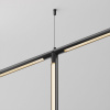 фото T-образный плоский коннектор для системы Shelf без ввода питания Maytoni Technical CA015TC-B, черный