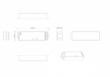 фото SWG RF-INT RGBW, контроллер Illumitron 12 RF-INT RGB+C/W
