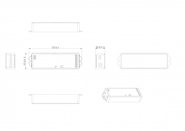 фото SWG RF-INT RGBW, контроллер Illumitron 12 RF-INT RGB+C/W