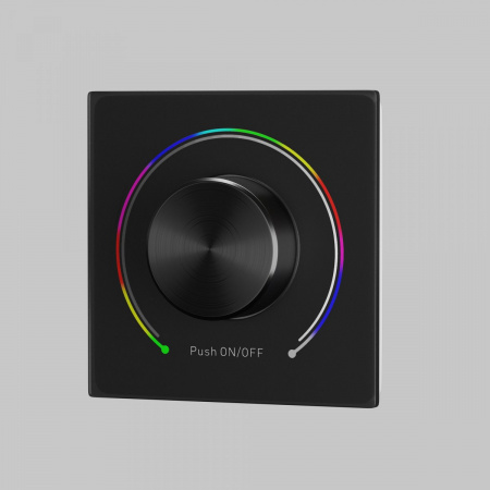 фото Роторная панель управления DALI DT8 Цветная (RGB) Maytoni 721038, черный
