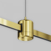фото Подвес тросовый Hang с прямым коннектором питания Flarity латунь Maytoni Technical TRA157SW-IPC1-BS
