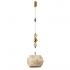 Бежевый/античная бронза/металл/керамика Подвес E27 1*40W KARELIA PENDANT, арт. 5444/1A