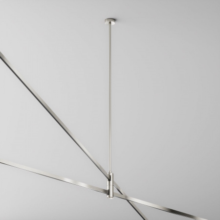 фото Крепление потолочное Длинное / Long двойное 700мм Flarity платина Maytoni Technical TRA159C-D1-PT