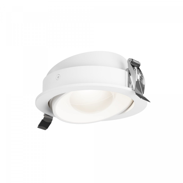 Встраиваемый светильник Maytoni Technical Lens DL105-12W3K-W, белый