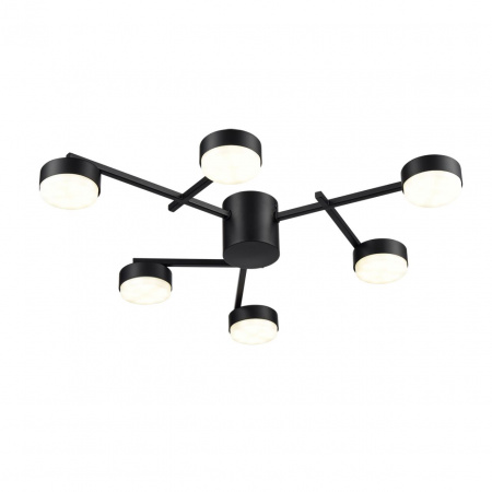 фото Черный, металл Люстра потолочная LED GX53 6*7W 220V DABRA COMFI, арт. 8186/6C