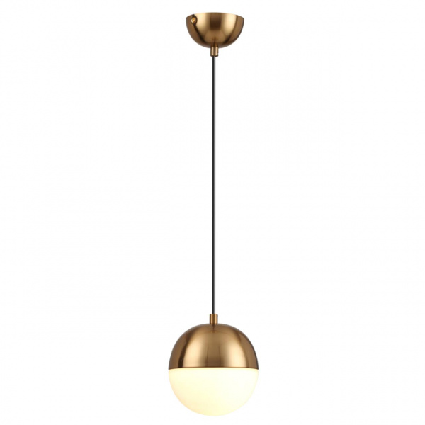 фото Античн.бронза/металл/белый/стекло Подвес E27 1*40W PINGA PENDANT, арт. 4960/1
