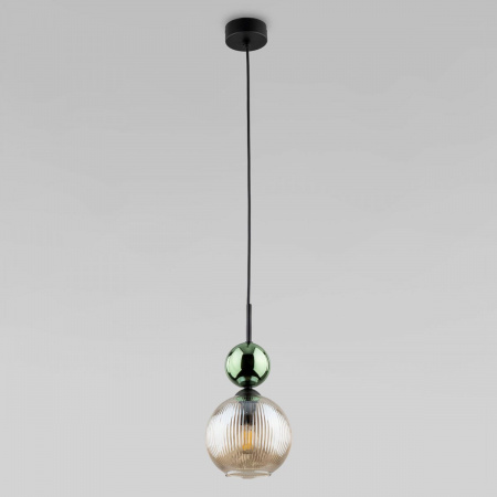 фото Подвесной светильник со стеклянным плафоном 11145 Sophia Green Cognac