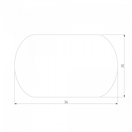 фото Slim Magnetic Заглушка для шинопровода Round (черный) (2шт) 85134/00