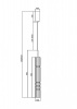Подвесной светильник Maytoni Ordo MOD272PL-L12BS3K, черный