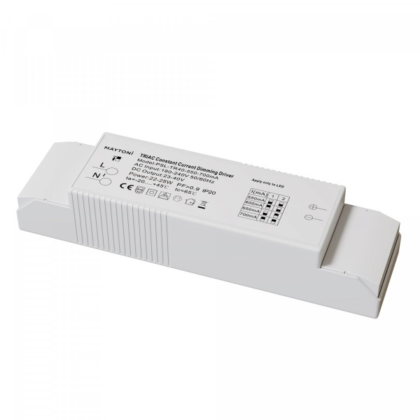 Источник питания TRIAC 22-28Вт IP20 Maytoni PSL-TR40-550-700mA, белый