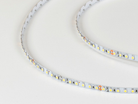 фото Светодиодная лента 3528, 120 LED/м, 9,6 Вт/м, 24В, IP20, Цвет: Холодный белый, SWG3120-24-9.6-W-M, катушка 5 м