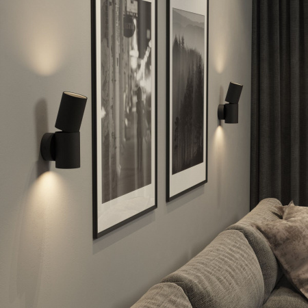 фото Настенный светодиодный светильник Deep 40126/LED черный