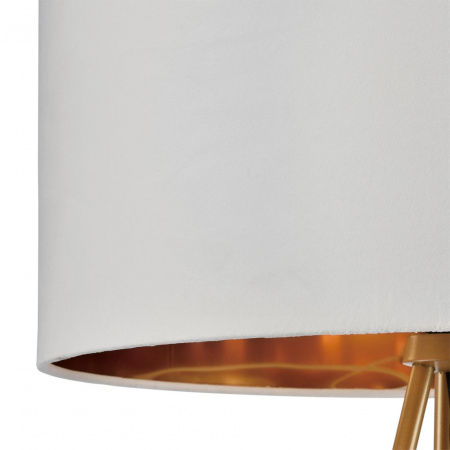 фото Золото/белый, металл/текстиль Торшер E27 1*60W 220V TAPIOKA NEOCLASSI, арт. 8077/1F