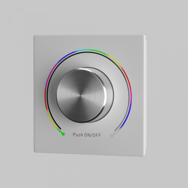 фото Роторная панель управления DALI DT8 Цветная (RGB) Maytoni 721037, белый