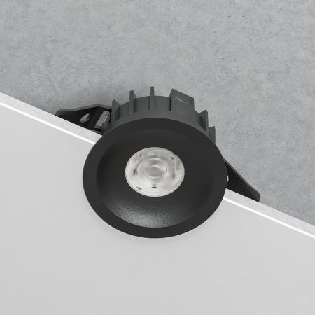 фото Светильник встраиваемый светодиодный Combi 10W 4000K черный 25067/LED