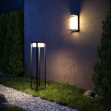 фото Уличный настенный светильник Maytoni Outdoor Baker Street O021WL-L10B3K, черный