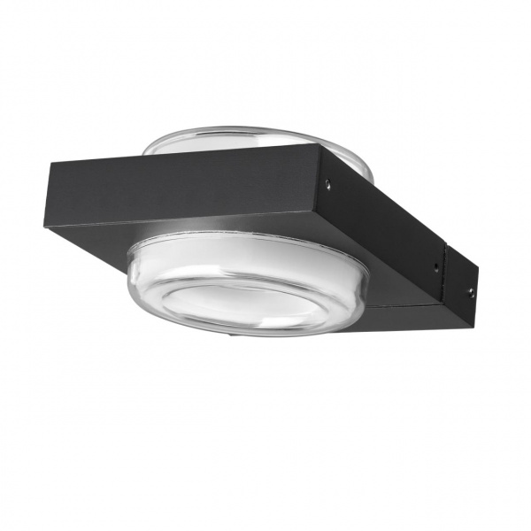 Черный/металл Уличный настенный светильник IP54 LED 6W 4000K AC85-265V VART NATURE, арт. 6654/6WL