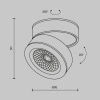 фото Потолочный светильник Maytoni Technical Magic C022CL-7W3K-B-1, черный