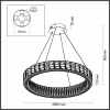 фото Золото/прозрачный/металл/хрусталь/стекло Люстра LED 80W 3700K VERSION HALL, арт. 5071/100L