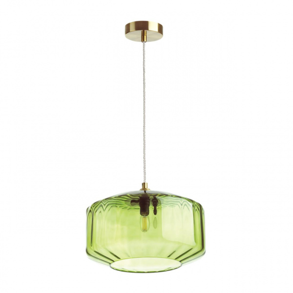 Зеленый/бронзовый Подвес E27 60W BINGA PENDANT, арт. 4783/1