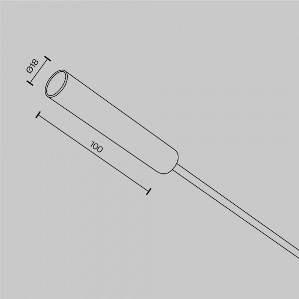 фото Заглушка с питанием для системы Axity Maytoni Technical CA003EC-B, черный