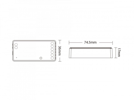 фото Контроллер универсальный SWG SPI 3 в 1 MONO/RGB/RGBW