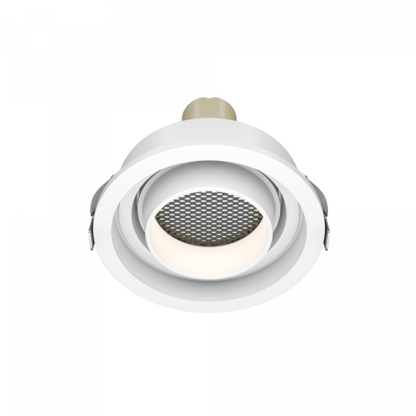 Встраиваемый светильник Maytoni Technical Atom DL113-GU10-01-RD-W, белый