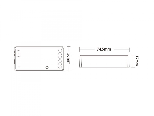 фото Контроллер универсальный SWG SPI 3 в 1 MONO/RGB/RGBW