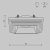 фото Встраиваемый светильник Maytoni Technical Gyps Modern DL005-1-01-W, белый