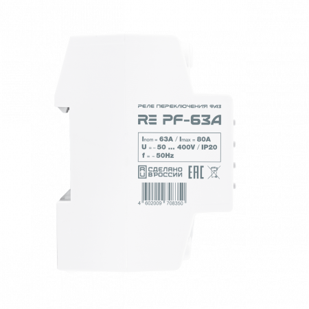 фото Реле переключения фаз RE PF-63A