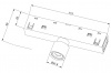 фото Крепление датчика движения SWG Tuya Zigbee для системы LINK, черный, SY-LINK-SEN-BL