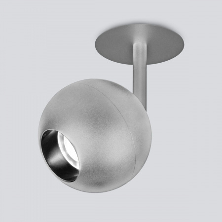 фото Встраиваемый точечный светодиодный светильник 9926 LED 12W 4200K серебро