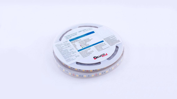 фото Лента светодиодная SWG DSG 5050 W 60L-12V-IP65, 6000 K, 300 LED, 14.4W/m, LUX, катушка 5 м