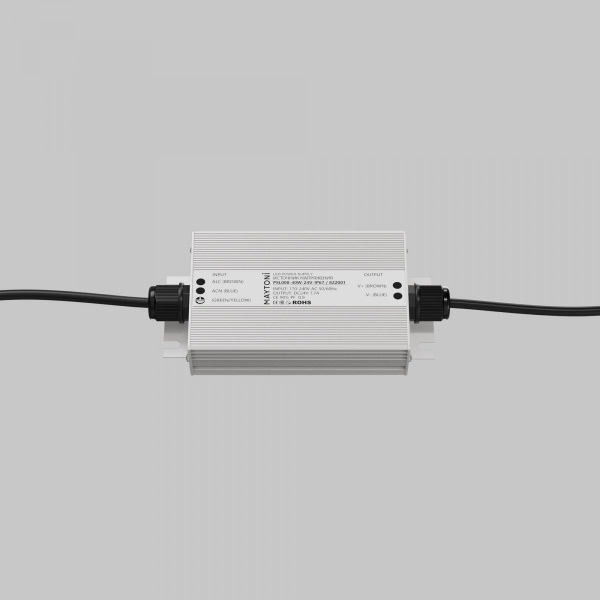фото Источник напряжения PSL008 24В 40Вт IP 67 Maytoni 822001, серебро