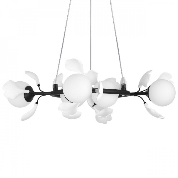 фото Люстра подвесная Ceramo BW, черный Lightstar 799067
