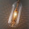 фото Античн.бронза/металл/прозрачный/стекло Подвес E27 1*40W CLOCKY PENDANT, арт. 4940/1