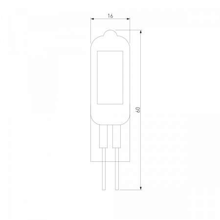 фото Светодиодная лампа G4 LED 5W 220V 6500K стекло BLG421