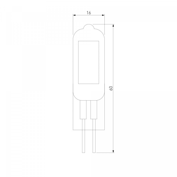 фото Светодиодная лампа G4 LED 5W 220V 3300K стекло BLG419