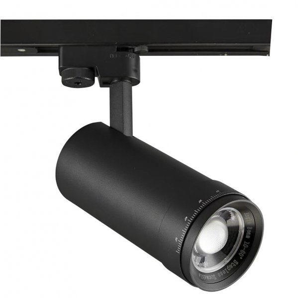 Трековый светильник на однофазный шинопровод, TR7230 LED 30W 4000K чёрный