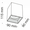 фото Потолочный светильник Maytoni Technical Slim C015CL-01B, черный