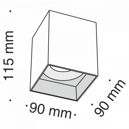 фото Потолочный светильник Maytoni Technical Slim C015CL-01B, черный