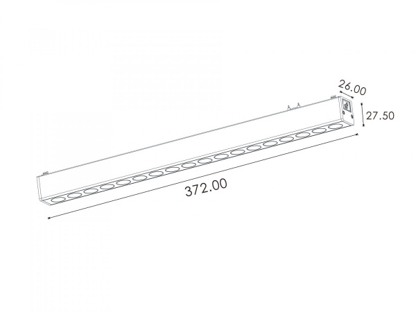 фото Светильник трековый SWG SLIM, 48В 18W белый 2700-6000К, DL-SLIM-DRWH-18-CCT