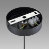 фото Черный/бронза металл/стекло Подвес Е14 1*40W 220V ISHA COMFI, арт. 8101/1A